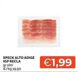 Mercatò Speck Alto Adige IGP Recla offerta