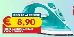 Gipsi Ferro da stiro acciaio azzurro offerta