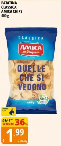 Tigros Patatina classica Amica Chips offerta