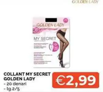 Collant My Secret Golden Lady