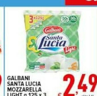 Iper Triscount Mozzarella offerta