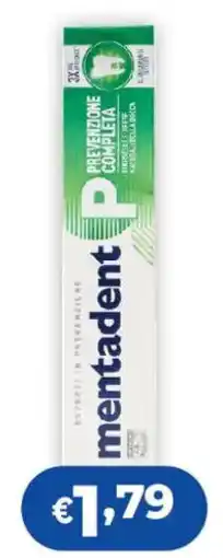 Acqua & Sapone mentadent prevenzione completa offerta