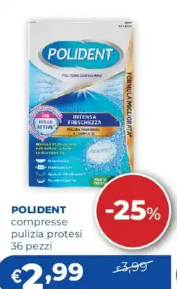 Acqua & Sapone Polident compresse pulizia protesi offerta