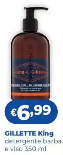 Acqua & Sapone Gillette King detergente barba e viso offerta