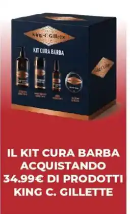Acqua & Sapone Kit cura barba King C. Gillette offerta