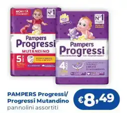 Acqua & Sapone Pampers Progressi/Progressi Mutandino offerta