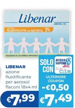 Acqua & Sapone Libenar azione fluidificante per aerosol offerta