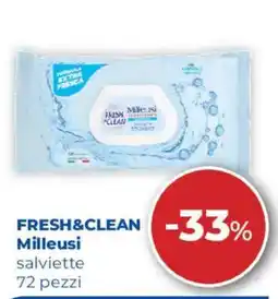 Acqua & Sapone Fresh&Clean Mileusi salviette offerta