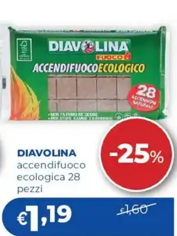 Acqua & Sapone Diavolina accendifuoco ecologica offerta