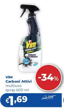 Acqua & Sapone Vim Carboni Attivi multiuso offerta