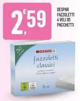 Vibian Despar fazzoletti classici offerta