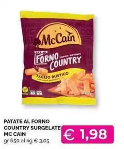 Mercatò Local Patate al forno country surgelate McCain offerta