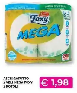 Mercatò Local Asciugatutto 2 veli mega Foxy offerta