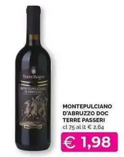 Mercatò Local Montepulciano d'Abruzzo DOC Terre Passeri offerta