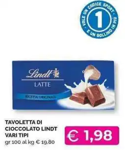 Mercatò Local Tavoletta di cioccolato Lindt offerta