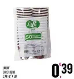 Vibian Lulu' bicchieri caffè offerta