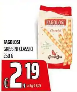 Coop Master Alleanza 3.0 Fagolosi grissini classici offerta