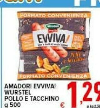 Iper Triscount Wurstel di pollo offerta