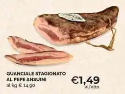 Mercatò Local Guanciale stagionato al pepe ansuini offerta
