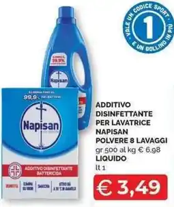 Mercatò Local Additivo disinfettante per lavatrice Napisan offerta