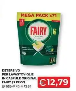 Mercatò Local Detersivo per lavastoviglie in capsule original fairy offerta
