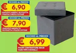 Gipsi Pouff contenitore offerta