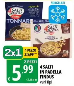 Tigros 4 Salti in Padella Findus offerta