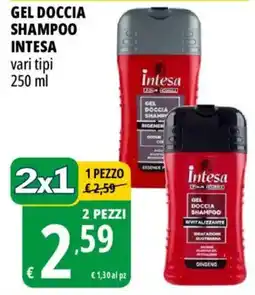 Tigros Gel doccia shampoo Intesa offerta