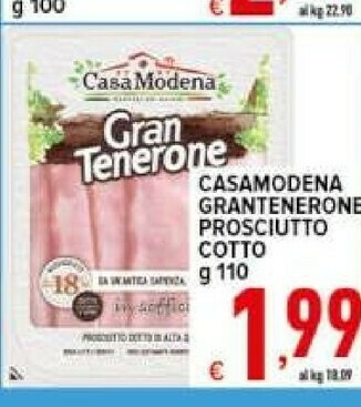 Iper Triscount Prosciutto cotto offerta