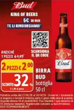 Tigros Birra Bud offerta