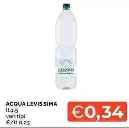 Mercatò Acqua Levissima offerta