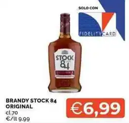 Mercatò Brandy Stock 84 Original offerta