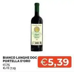 Mercatò Portella d'Oro Bianco Langhe DOC offerta