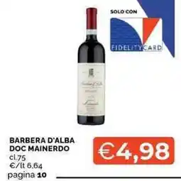 Mercatò Barbera d'Alba Doc Mainardo offerta