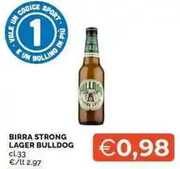 Mercatò Birra Strong Lager Bulldog offerta