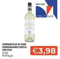 Mercatò Vernaccia di San Gimigniano DOCG Cecchi offerta
