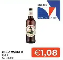 Mercatò Birra Moretti offerta