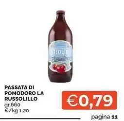 Mercatò Passata di pomodoro La Russolillo offerta