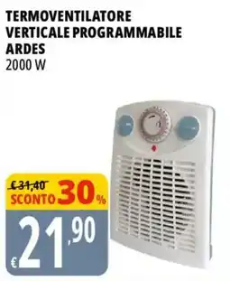 Tigros Termostato verticale programmabile Ardes offerta
