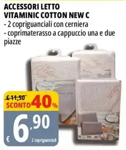 Tigros Accessori letto Vitaminic Cotton New C offerta