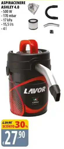 Tigros Aspiracenere Ashley 4.0 Lavor offerta