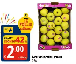 Tigros Mele Golden Delicious Amélie offerta