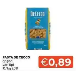 Mercatò Pasta De Cecco offerta