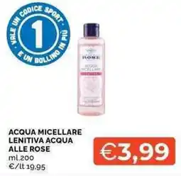 Mercatò Acqua micellare lenitiva acqua alle rose offerta