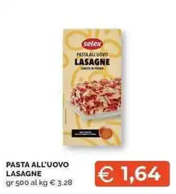 Mercatò Local selex pasta all'uovo lasagne offerta