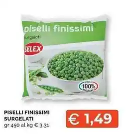 Mercatò Local Piselli finissimi surgelati SELEX offerta