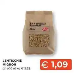 Mercatò Local Lenticchie Mignon Selex offerta