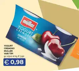 Mercatò Local Yogurt cremoso Müller ciliegia in pezzi offerta