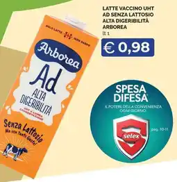 Mercatò Local Latte vaccino UHT Ad senza lattosio Arborea offerta