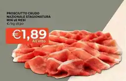 Mercatò Prosciutto crudo nazionale stagionatura offerta